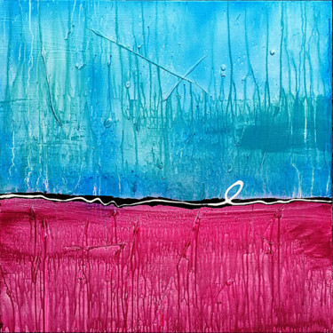 Schilderij getiteld "Retreat" door Branisa Beric, Origineel Kunstwerk, Acryl