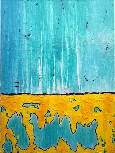 Painting titled "Journey to the West…" by Branisa Beric, Original Artwork, Acrylic