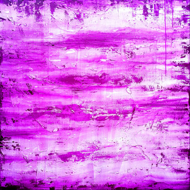 Painting titled "Purple Dawn" by Branisa Beric, Original Artwork, Acrylic