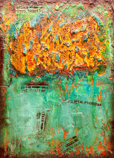 Schilderij getiteld "Untitled 56" door Branisa Beric, Origineel Kunstwerk, Acryl