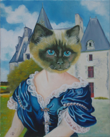Peinture intitulée "Madame de Montespan…" par Brataine, Œuvre d'art originale, Huile