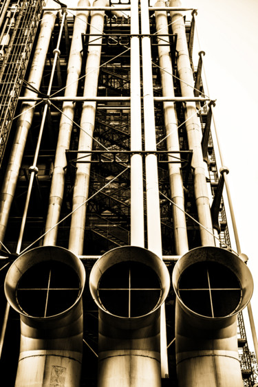 Photographie intitulée "Centre Pompidou I" par Jgc Braticius, Œuvre d'art originale, Photographie numérique