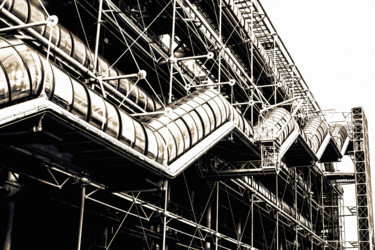 Photography titled "Centre Pompidou III" by Jgc Braticius, Original Artwork, Digital Photography