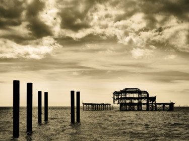Photography titled "West Pier" by Jgc Braticius, Original Artwork, Digital Photography