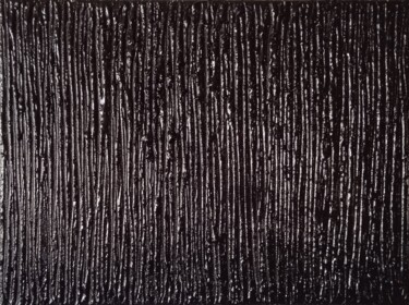 Pintura titulada "Texturas en Negro 1" por Bravo Navarro, Obra de arte original, Acrílico
