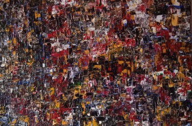 Volatilidad 1 Painting titled "Volatilidad 1" by Bravo Navarro, Original Art, Acrylic Mounted on Stretcher frame