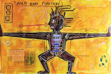 Pintura intitulada "Hold your position" por Brazo, Obras de arte originais, Acrílico