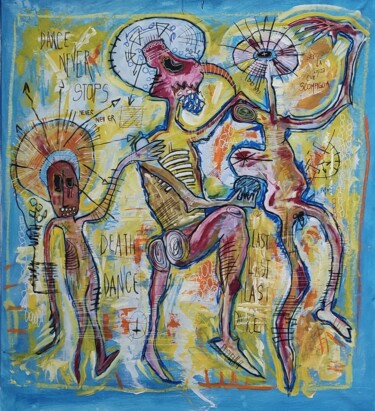 Malerei mit dem Titel "Last dance" von Brazo, Original-Kunstwerk, Acryl