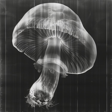 Digitale Kunst getiteld "Mystic Veil" door Breaj, Origineel Kunstwerk, AI gegenereerde afbeelding