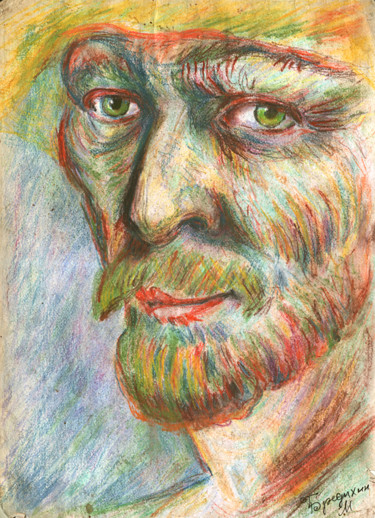 Картина под названием "Vincent" - Bredichin Michael, Подлинное произведение искусства