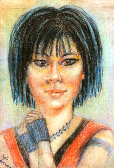 Painting titled "Keiko Matsui" by Bredichin Michael, Original Artwork