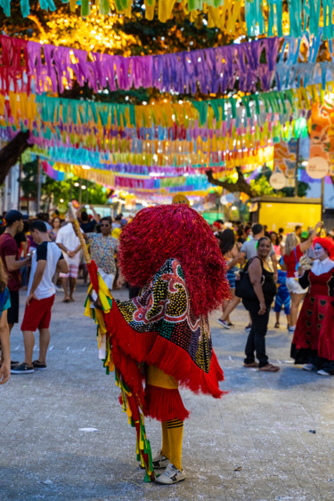 Caboclo de Lança - Carnaval de Recife Photographie intitulée "Caboclo de Lança -…" par Breno Pessoa, Œuvre d'art originale, Photographie numérique