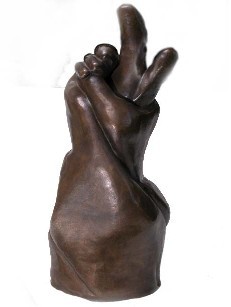 Skulptur mit dem Titel "'Hand-some, Too'" von Brian Junghans, Original-Kunstwerk, Giesserei