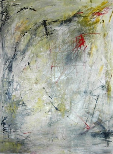 Peinture intitulée "Diptyque blanc, Acr…" par Briga, Œuvre d'art originale, Acrylique