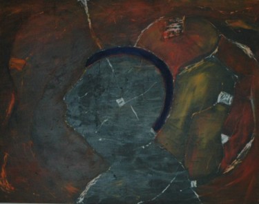 Painting titled "Projection, Acryliq…" by Briga, Original Artwork, Acrylic