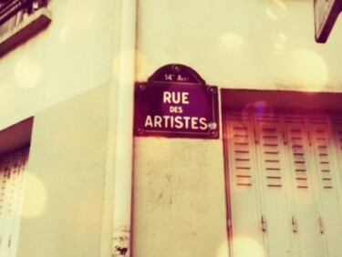 Photographie intitulée "rue des artistes" par Brice Barat, Œuvre d'art originale
