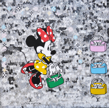 Oh mon sac! Painting titled "Oh mon sac!" by Bridg', Original Art, Acrylic Mounted on Stretcher frame