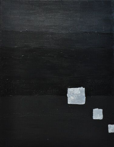 Peinture intitulée "Black graphic II" par Bridg', Œuvre d'art originale, Acrylique Monté sur Châssis en bois