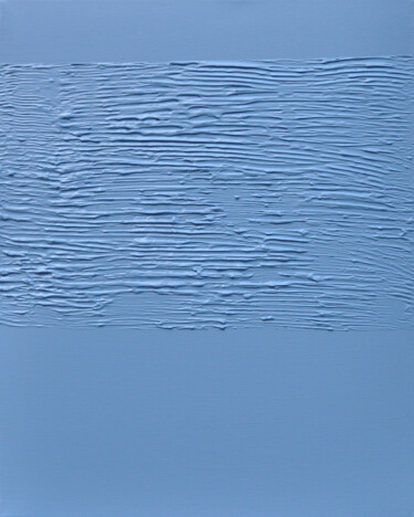 Картина под названием "M-grey" - Bridg', Подлинное произведение искусства, Акрил Установлен на Деревянная рама для носилок