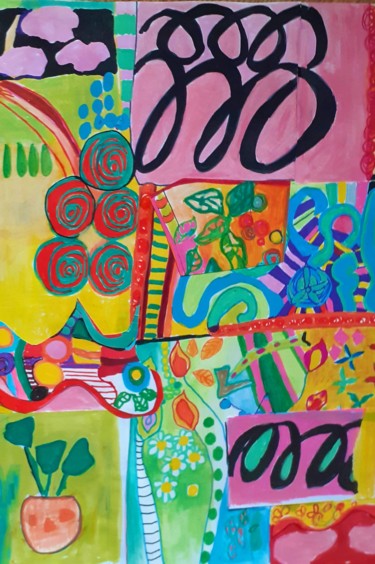 SXM #artistsupportpledge Dessin intitulée "SXM #artistsupport…" par Brigite Oury, Œuvre d'art originale, Marqueur