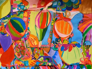 Le FOU Collages intitulée "Le FOU" par Brigite Oury, Œuvre d'art originale, Marqueur
