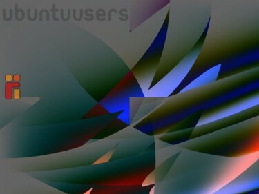 Digitale Kunst mit dem Titel "ubuntuusers variati…" von Brigitta Krause, Original-Kunstwerk