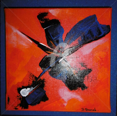 Pittura intitolato "abstrait12" da Brigitte Barcelo, Opera d'arte originale, Acrilico Montato su Pannello di legno