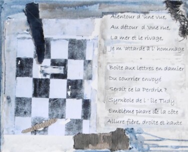 Pintura titulada "Boite aux lettres" por Brigitte Barcelo, Obra de arte original, Acrílico