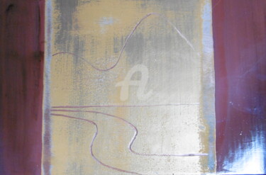 Painting titled "LAQUE 2" by Brigitte Barcelo, Original Artwork, Lacquer
