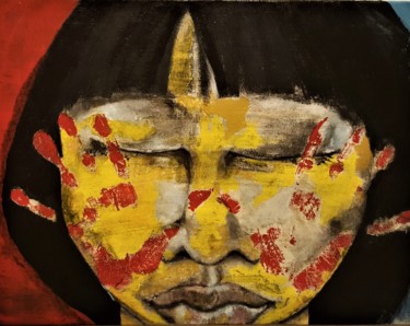 Pintura titulada "Incas" por Brigitte Benitah, Obra de arte original, Acrílico