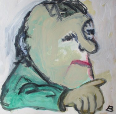 Painting titled "Bel Ami" by Brigitte Böhme, Original Artwork, Acrylic