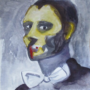 绘画 标题为“Vampir” 由Brigitte Böhme, 原创艺术品, 水彩