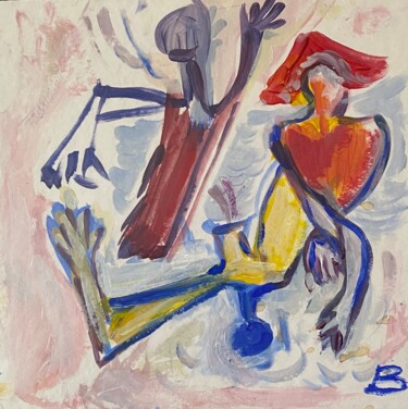 Pintura intitulada "Dreiklang" por Brigitte Böhme, Obras de arte originais, Acrílico