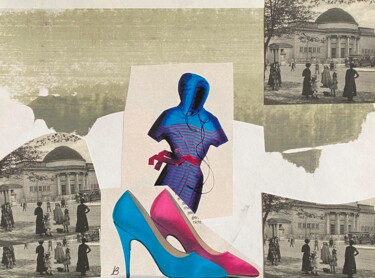 Collages titled "Hamburger Kunsthalle" by Brigitte Böhme, Original Artwork, Collages