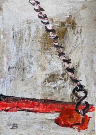 "Eisenkette" başlıklı Tablo Brigitte Böhme tarafından, Orijinal sanat, Akrilik
