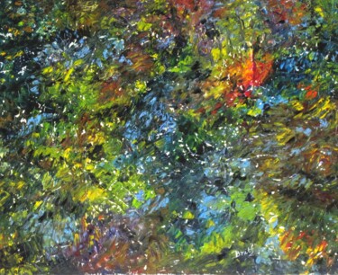 Peinture intitulée "Couleurs d'automne" par Brigitte Botsen (Britt), Œuvre d'art originale, Huile Monté sur Châssis en bois