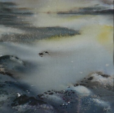 Peinture intitulée "sans titre" par Brigitte Chevalier, Œuvre d'art originale, Aquarelle