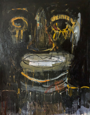 "portrait 1" başlıklı Tablo Brigitte Derbigny tarafından, Orijinal sanat, Petrol