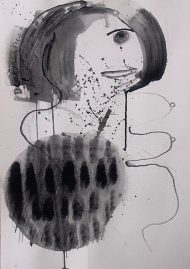 Рисунок под названием "Vénus n°4" - Brigitte Derbigny, Подлинное произведение искусства, Акрил