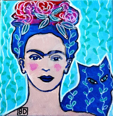 Peinture intitulée "Frida 7" par Brigitte Dravet, Œuvre d'art originale, Acrylique