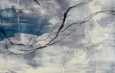 Картина под названием "Fraicheur d’hiver 1…" - Brigitte Gagné, Подлинное произведение искусства, Акрил