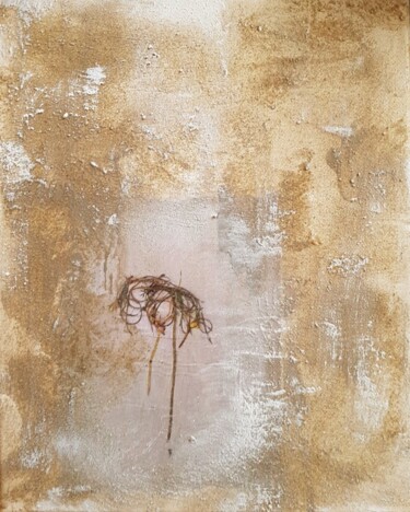 Painting titled "iroise algues 5" by Brigitte Heyman Materne, Original Artwork, Acrylic