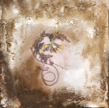 Peinture intitulée "iroise algues 16" par Brigitte Heyman Materne, Œuvre d'art originale, Acrylique