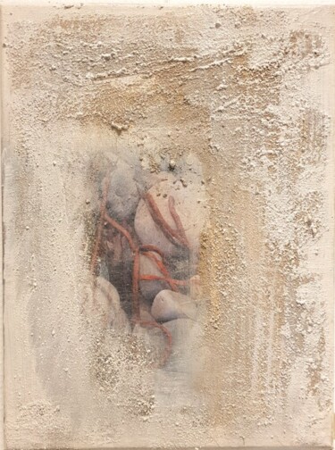 Painting titled "iroise galets 2" by Brigitte Heyman Materne, Original Artwork, Acrylic