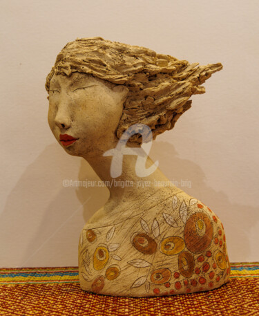 Sculpture titled "Daphné" by Brigitte Joyez Beaurain (BRIG), Original Artwork, Clay