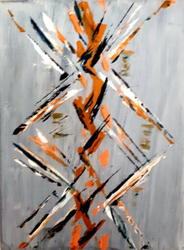 Painting titled "graffiti" by Brigitte Kölli, Original Artwork, Acrylic