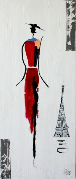 Peinture intitulée "la vie est belle" par Brigitte Kölli, Œuvre d'art originale, Acrylique