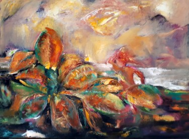 Pintura titulada "CARNIVORES" por Brigitte Krief, Obra de arte original, Oleo Montado en Bastidor de camilla de madera