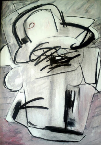 Peinture intitulée "PAGLIAS" par Brigitte Krief, Œuvre d'art originale, Acrylique