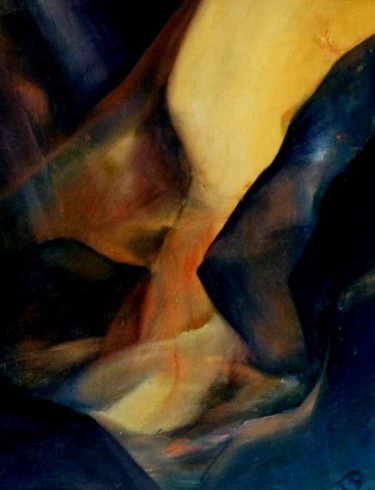Painting titled "EMBELLIE" by Brigitte Krief, Original Artwork, Oil